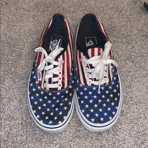 american flag vans